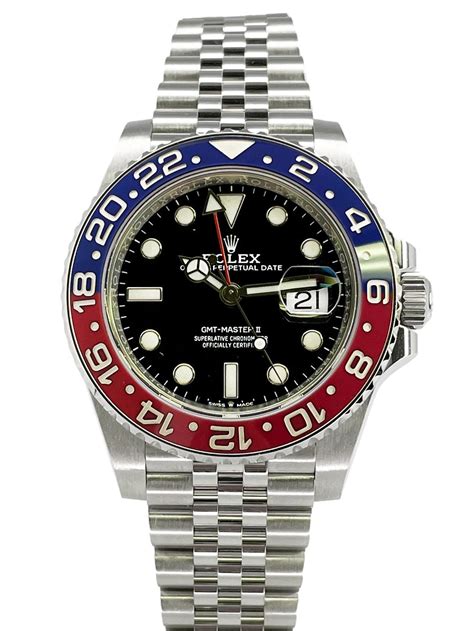 rolex gmt master ii pepsi jubilee|rolex pepsi bezel for sale.